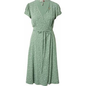 Ragwear Letní šaty pastelově zelená / bílá