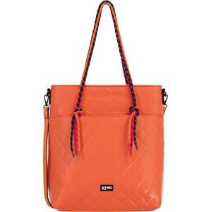 myMo ATHLSR Nákupní taška 'Duilio' námořnická modř / oranžová / pink