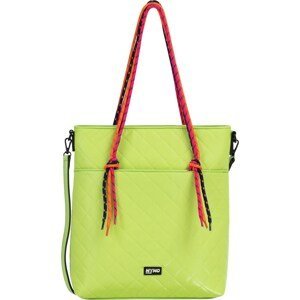 myMo ATHLSR Nákupní taška 'Duilio' tmavě modrá / světle zelená / oranžová / pink