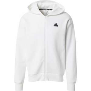 ADIDAS SPORTSWEAR Sportovní mikina černá / bílá