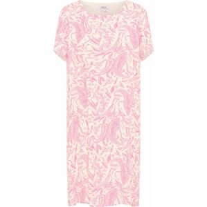 usha FESTIVAL Letní šaty světle růžová / barva bílé vlny