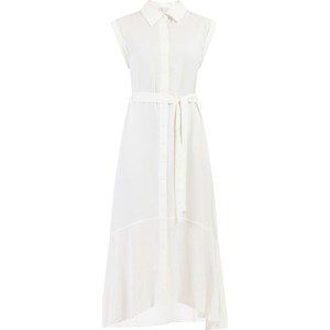 RISA Letní šaty barva bílé vlny