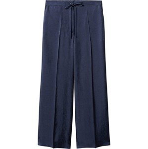 MANGO Kalhoty s puky 'EMMA' námořnická modř