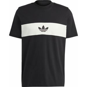 ADIDAS ORIGINALS Tričko černá / bílá