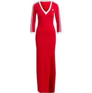 ADIDAS ORIGINALS Šaty červená / bílá