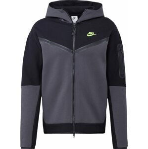 Nike Sportswear Mikina antracitová / zelená / černá