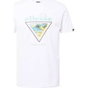 ELLESSE Tričko 'Pavlo' světlemodrá / žlutá / zelená / bílá