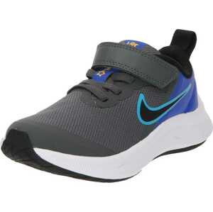 NIKE Sportovní boty modrá / aqua modrá / tmavě šedá / černá