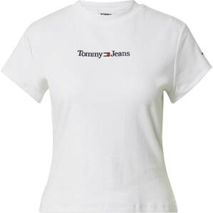 Tommy Jeans Tričko námořnická modř / červená / bílá