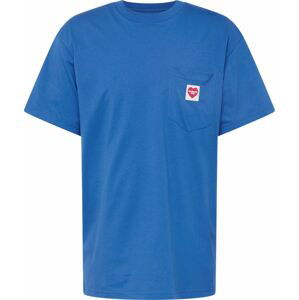Carhartt WIP Tričko modrá / červená / bílá