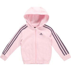 ADIDAS SPORTSWEAR Sportovní mikina šedá / růžová