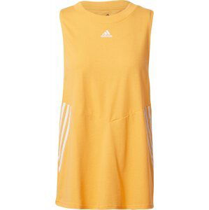 ADIDAS PERFORMANCE Sportovní top jasně oranžová / bílá