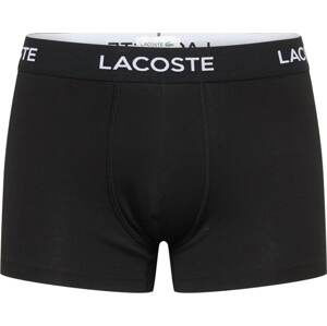 LACOSTE Boxerky černá / bílá