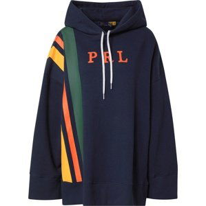 Polo Ralph Lauren Mikina námořnická modř / medová / tmavě zelená / tmavě oranžová