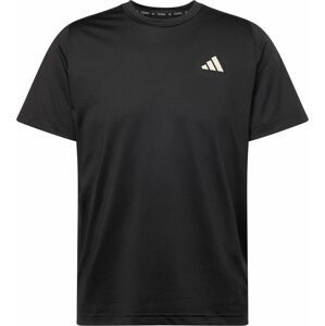 ADIDAS PERFORMANCE Funkční tričko béžová / černá