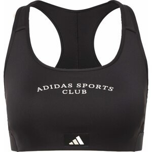 ADIDAS PERFORMANCE Sportovní podprsenka černá / bílá