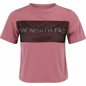 THE NORTH FACE Funkční tričko pink / černá / bílá