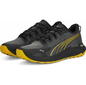 PUMA Sportovní boty 'Fast-Trac Nitro' béžová / žlutá / černý melír