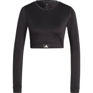 ADIDAS PERFORMANCE Sportovní top pudrová / černá