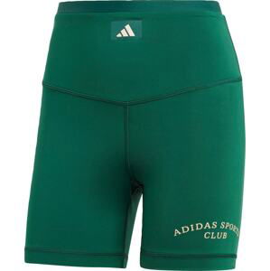 ADIDAS PERFORMANCE Sportovní kalhoty béžová / tmavě zelená / bílá