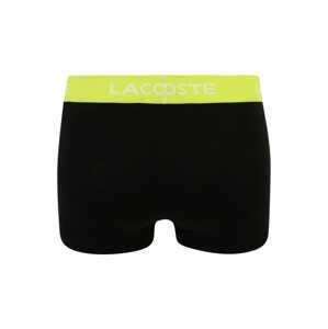 LACOSTE Boxerky svítivě žlutá / černá / bílá