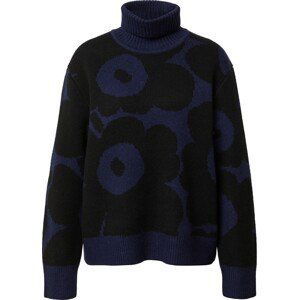 Marimekko Svetr 'Rudia' marine modrá / černá