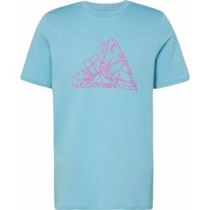 ADIDAS PERFORMANCE Funkční tričko světlemodrá / pink