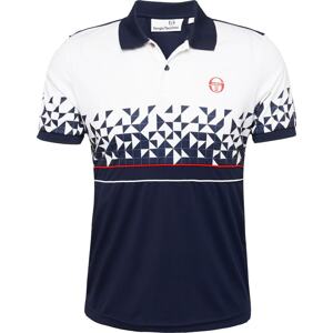 Sergio Tacchini Funkční tričko 'DISPERSA' námořnická modř / korálová / bílá