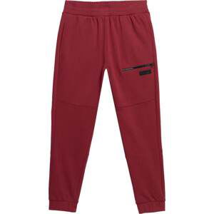 4F Sportovní kalhoty 'CAS M139' tmavě červená / černá
