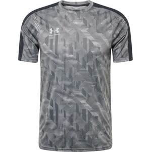 UNDER ARMOUR Funkční tričko 'Challenger' šedá / antracitová / bílá