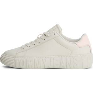 Tommy Jeans Tenisky růžová / bílá