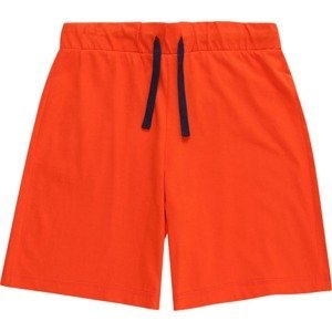 UNITED COLORS OF BENETTON Kalhoty námořnická modř / oranžově červená