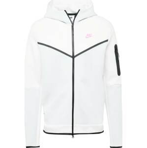 Nike Sportswear Mikina růžová / černá / přírodní bílá