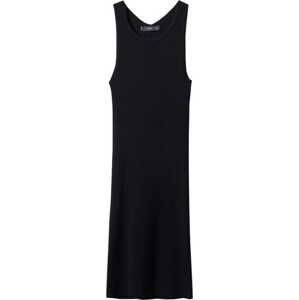 MANGO Úpletové šaty 'PASI' černá