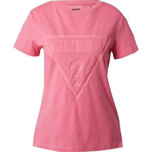GUESS Funkční tričko 'ADELE' světle růžová
