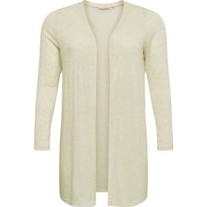 ONLY Carmakoma Kardigan 'CARNESSA LS CARDIGAN' bílý melír