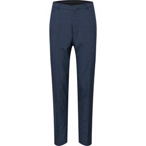 BURTON MENSWEAR LONDON Kalhoty s puky 'BLUE JASPE CHECK SLIM FIT..' modrá