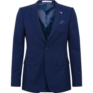 BURTON MENSWEAR LONDON Společenské sako '3 PIECE BLUE SELF CHECK...' námořnická modř