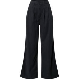 LEVI'S Džíny se sklady v pase 'PLEATED WIDE LEG TROUSER' černá