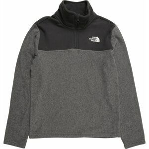 THE NORTH FACE Sportovní svetr tmavě šedá / černá