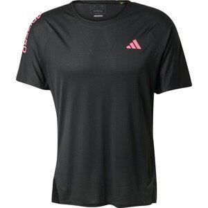 ADIDAS PERFORMANCE Funkční tričko 'Adizero' pink / černá