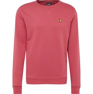 Lyle & Scott Mikina limone / růže / černá