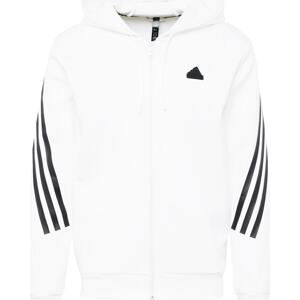 ADIDAS SPORTSWEAR Sportovní mikina černá / bílá