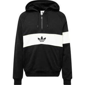 ADIDAS ORIGINALS Mikina černá / bílá