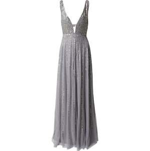LACE & BEADS Společenské šaty 'Myla' šedá