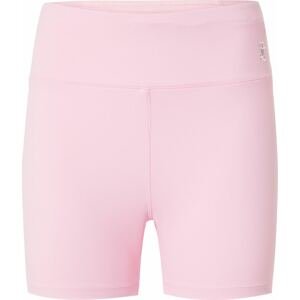 Juicy Couture Sport Sportovní kalhoty 'LIZA' růžová / stříbrná