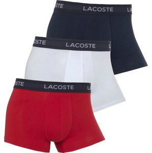 LACOSTE Boxerky noční modrá / červená / bílá