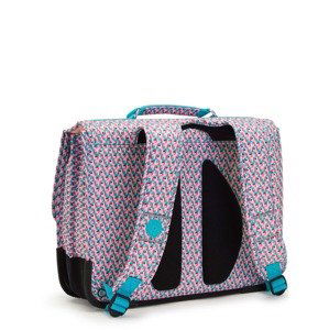 KIPLING Batoh 'PREPPY' aqua modrá / mix barev / pink