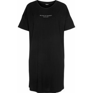 BUFFALO Noční košilka černá / bílá