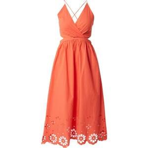 Suncoo Letní šaty tmavě oranžová